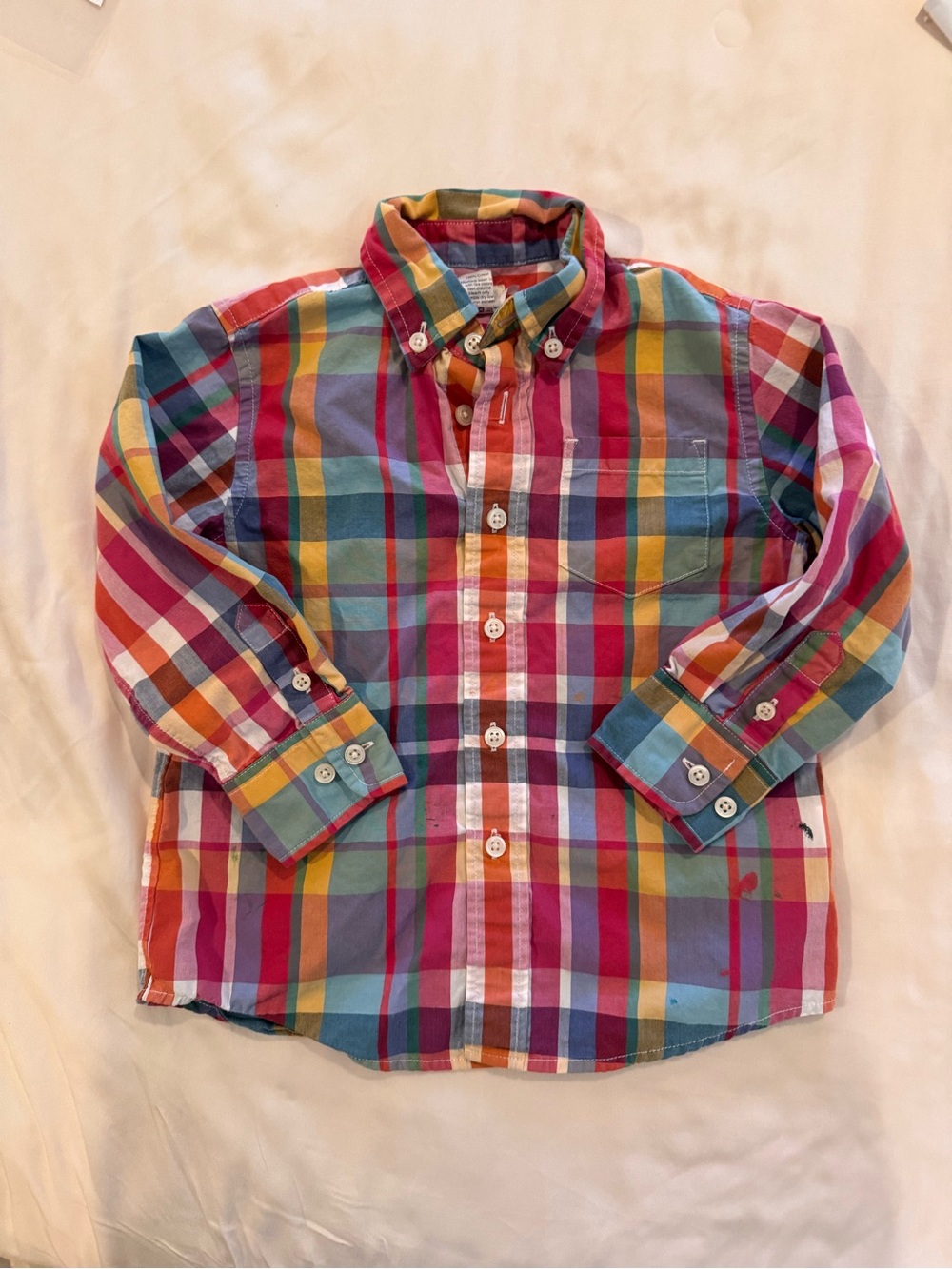 Crewcuts Multicolor Plaid Button-Down Shirt